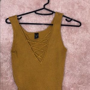 windsor mustard bodysuit